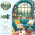 Amusding 300 Cozy 300 20.515 Piece Puzzle for Adults, Afternoon Jigsaw Puzzles, Vintage Living Room with Dog and Books