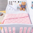 39x47 inches, NTBAY Down Alternative Toddler Comforter, Lightweight and Warm Solid Color Baby Crib Quilted Blanket