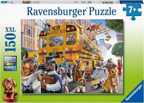 Ravensburger 12974 Pet School Pals 150 Piece Puzzles for Kids, Every Piece is Unique, Pieces Fit Together Perfectly