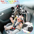 0-6 Spiral Car Seat Toys for Babies, Months Stroller Pram Activity Hanging Toys High Contrast Black and White Sensory