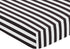 Stylish Black and White Striped Fitted Crib Sheet for Baby or Toddler by Sweet Jojo Designs