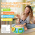 7-in-1 18+ 9 Activity Cube Drum Montessori Toys for Baby Months, Busy Toys for Toddlers with Sensory Shape Blocks