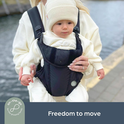 3 1 33lbs L296 Dreambaby Manhattan Adjustable in Position Baby Carrier - IHDI Approved Hip Healthy - Newborns Toddlers