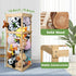 Stuffed Animal Storage with Large Capacity, Stuffed Animal Zoo Toy Storage, Large Wood Plushies Storage Organizer