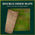 Game Knights Game Knight Encounters Map Mat, Double-Sided Gloss Laminated Dry Erase Battle Map for Roleplaying