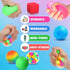 12 Pack 3-12 Stress Balls Fidget Sensory Toys: Squishy Stress Balls for Kids - Hand Therapy Sensory Ball