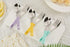 ANNOVA Children's Flatware, 6 Pieces Kids Silverware - Stainless Steel, 3 Safe Forks, 3 Tablespoons, Toddler Utensils