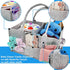 Business Trend Baby Nappy Caddy Collapsible Nursery Organizer Storage Basket for Babies, Portable Holder Tote Bag