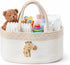 Purpeak Diaper Caddy Organizer Cotton Rope Diaper Caddy Basket Cute Giraffe Empty Gift