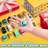 Fajiabao 18 Pcs Toy Car Mini Pull Back Cars for Toddlers, Party Favors Bulk Small Construction Toys for Kids