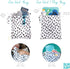 Bumkins Waterproof Wet Dry Bag for Baby, Travel, Swim Suit, Cloth Diapers, Reusable Zip Packing Pouch