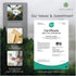 100% 2-Layered 2 Pack,47"x47" (2 Salt Earth Organic Cotton GOTS Certified Swaddle Baby Blanket, Receiving Blankets