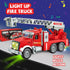 3-5, 1 2 3 4 5 6 Toddler Boy Toys, Fire Trucks for Toddlers Lights Music Toy Cars with Rotating Extend Ladder