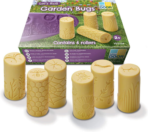 Yellow Door Let's Roll - Garden Bugs - Set of 6 for Creative Play