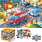 Jumbo Floor Puzzle for Kids,Fire Rescue Jigsaw Large Puzzles,48 Piece Firefighter Fireman