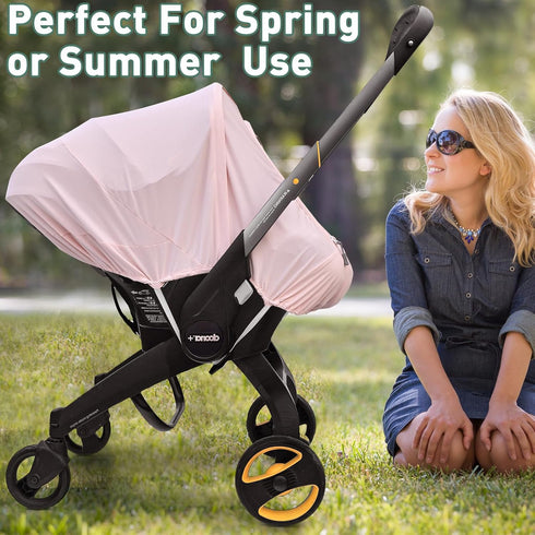 Summer Spring/Summer/Autumn Baby Car Seat Cover Compatible with Doona Car Seat and Stroller,Breathable Sunproof Car