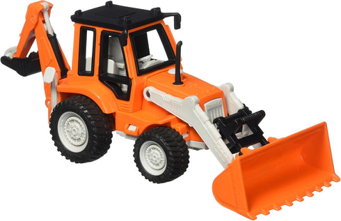 Driven by Battat 7-Inch Backhoe Loader Toy with Lights & Sounds, Movable