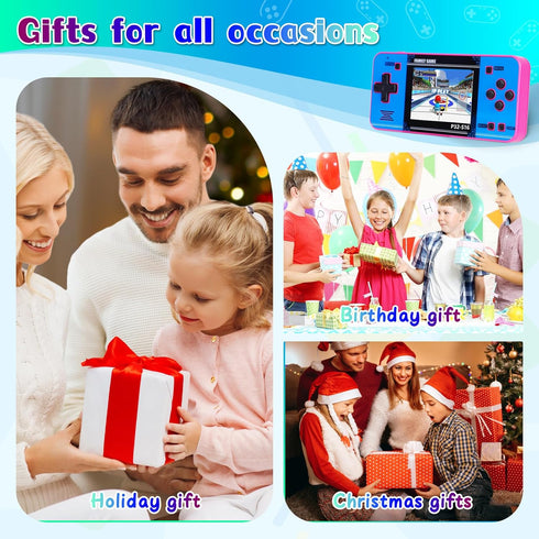 GuaiyeyeAP 220 32-bit 3.0 Handheld Game for Kids Built-in Video Games, IPS Screen, Rechargeable Portable Game , Travel