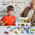 Set, 2-4 bpmfkid Noah's Ark Wooden Toy Educational Wooden Animal Toys for Toddlers, Montessori Shape Sorter Educational