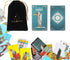 MagicSeer Tarot Cards, 78 Pcs Large Borderless Deck for Beginners and Experts, Velvet Bag Included.