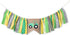 TUTOTU 1st Farm High Chair Banner - Green Tractor Birthday Party Decoration