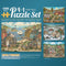 Bits and Pieces – 4-in-1 Multi-Pack, 1000 Piece Jigsaw Puzzles for Adults, 'Seasons in The Country' Bundle
