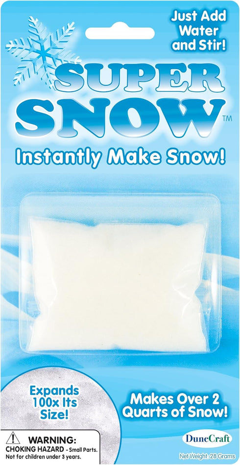 Dunecraft Super Snow Header - Science Kit for Kids