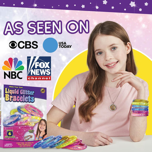 Make Your Own Bracelet Making Kit for Girls, Gifts for 6-10 Year Old Girls, Craft Kits for Ages 8-12, Kids Jewelry