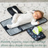 Lil Fox Portable Changing Pad, One-Hand Diaper Change Pad for Baby Diaper Bag or Changing Table