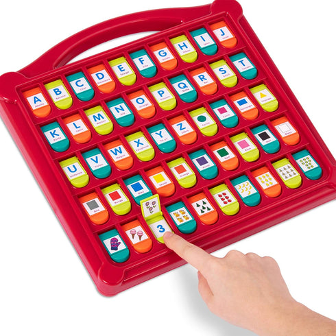 Battat French Alphabet Toy for Learning, 50 Pop-Up Flaps, Educational Toy for Toddlers 3 Years+, Alphabet Cache-Cache