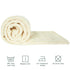 NTBAY 100% Pure Cotton Cable Knit Toddler Blanket, Super Soft Warm, 30x40 Baby Blanket for Crib, Ivory