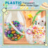 Restroma 12 Inch/ 10 inch/ 8 inch 3/4/ 8/9/ 12 (9 (10 Inch)) Giant Clear Plastic Easter Eggs Fillable Pcs Jumbo