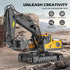 6-11 Old,11-Channel Shovel,2.4Ghz Remote Control Excavator Toy for Boys yrs RC Excavator Toy,with Metal RC Construction