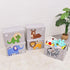 Foldable Large Kids Toy Chest with Flip-Top Lid, Collapsible Fabric Animal Toy Storage Organizer for Toddler, Children,