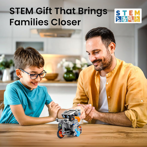 Sillbird 8-13, 15-in-1 212 Solar Robot Building Kit STEM Gift for Boys Aged DIY Science Educational Robotic Toy