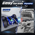 2.4GHz 4WD 360 6-8, 8-12 Tecnock Remote Control Car, RC Cars with USB-C Easy Charging, Double Sided Rotates and Flips