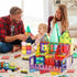 106 Set, 3 4 5 6 7 8+ Magnetic Tiles Piece Magnet Building Blocks for Kids Toddlers, STEM Construction Toys with Gift