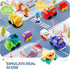 1 Bag)|12 12-18 1-2|First 1 2 3 bessome Soft Rubber Toy Figure Car for Year Old Boy with Playmat (Storage PCS Cartoon