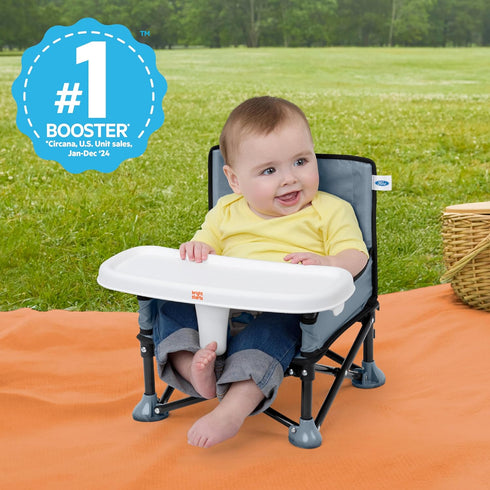 51 6 3 Bright Starts Ford Bronco Pop 'N Sit Portable Booster Chair, Floor Seat, Indoor/Outdoor Use, Compact Fold, Area