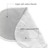 TILLYOU Changing Pad Liners, 6PK Waterproof Flannel Cotton, 27" x 13" for Baby Diaper Changing Needs, Gray