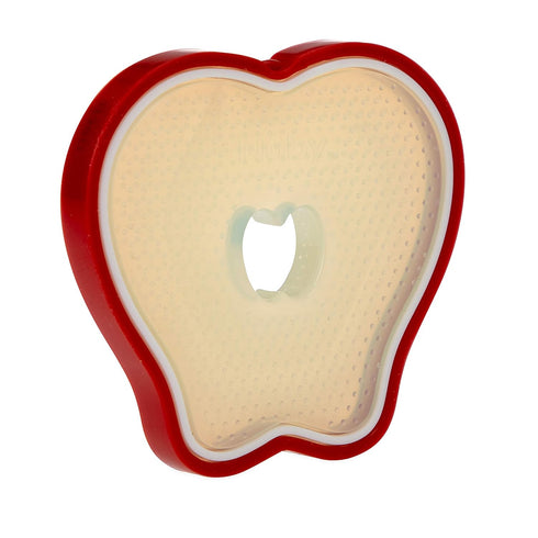 Nuby 100% Silicone Fruit Teether for 3M+, Designs Vary, Multi-Color