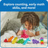 hand2mind Counting Numberblocks Sensory Bubble Poppers, Push Pop Fidget Toys, Keychains for Kids, Math Manipulatives