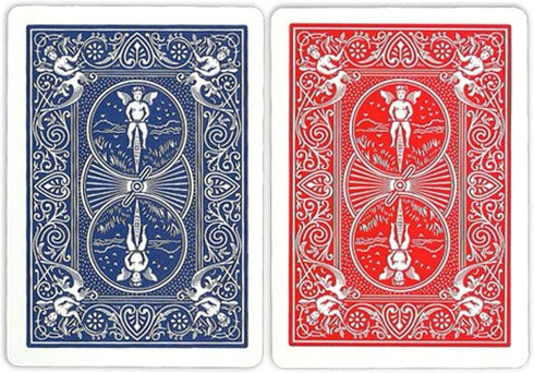 12 Decks Bicycle Pinochle Cards (6 Red / 6 Blue)