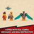 LEGO NINJAGO Kai’s Fire Dragon EVO Toy 71762 for Kids with Cobra & Boa Snake Warrior Figures and Kai Minifigure,