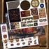 Plustopoy 3D DIY Miniature House Kit: Wooden Puzzle Miniature Kit with LED Light, Magic Station Tiny Model Mini House