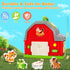 1 2 3 1-3, 12-18 Ellinjan Montessori Learning Toys for Year Old Boys Girls, Musical Farm Animals for Toddlers