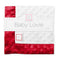 SwaddleDesigns Baby Lovie, Small Security Blanket, Plush Dots with Satin Trim, Red, 14 x 14 inches