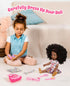14" Set 2 3 4 5 6 GAGAKU Black Doll for Girls, Black Baby Dolls for Toddlers Kids Years Old, Black Girl Baby Doll
