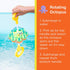 Splashin'kids Bath Toys, Double The Fun Baby Water Toys, Rotating Octopus and Head Bobbing Reindeer