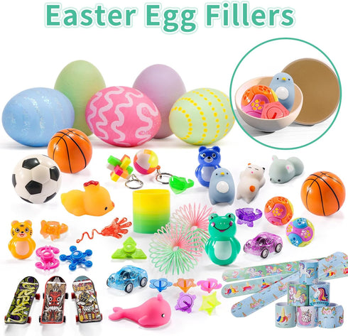 57PCS 8-12 4-8 3-5 Treasure Chest for Kids Small Prizes Party Favors for Kids Rewards, Treasure Box Fidget Toys